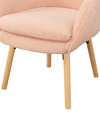 Convenience Concepts 25.25" Sherpa Charlotte Accent Chair