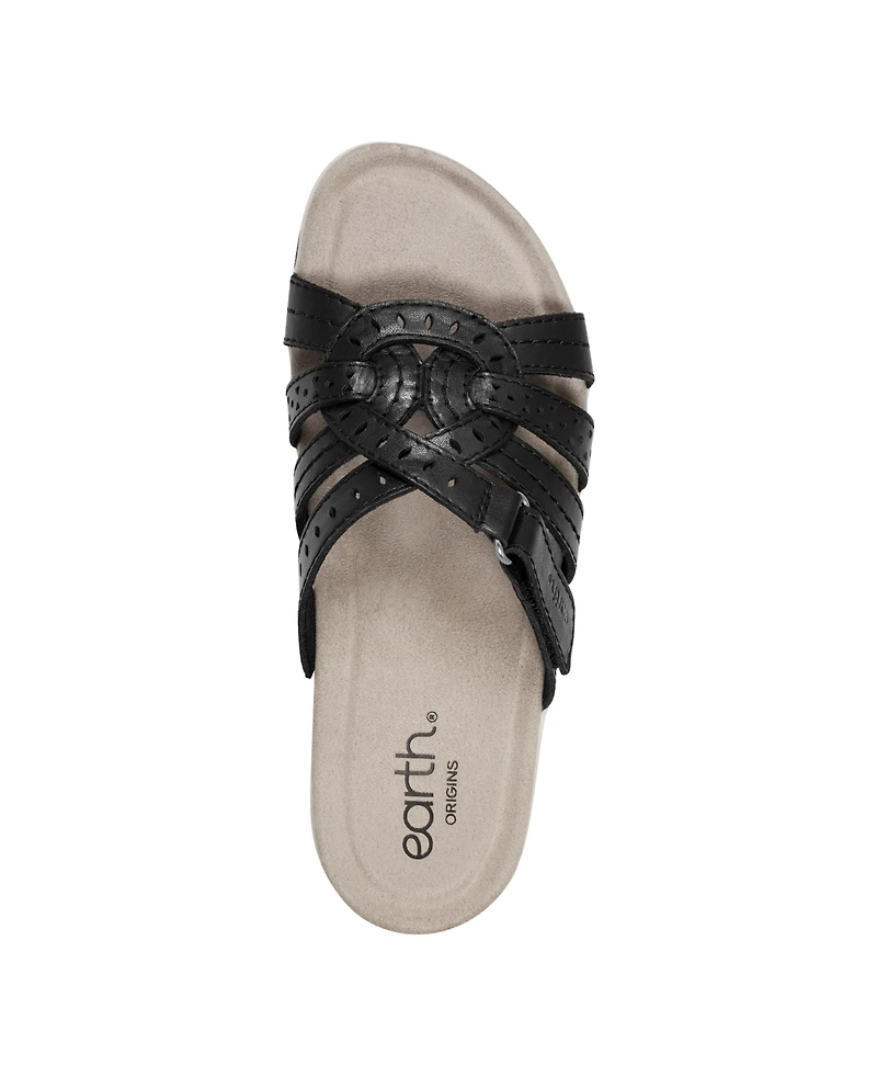 Earth Women's Sassoni Strappy Slip-On Sandals
