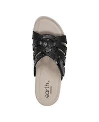 Earth Women's Sassoni Strappy Slip-On Sandals