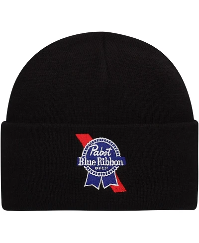 Men's American Needle Black Pabst Blue Ribbon Cuffed Knit Hat