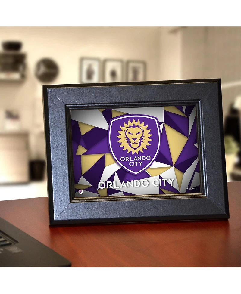 Orlando City Sc Framed 5" x 7" Team Logo Collage