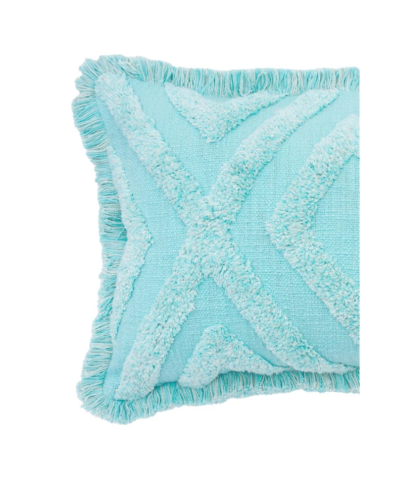 Link Surf Rectangle Oblong Woven Accent Pillow, 14" x 22"