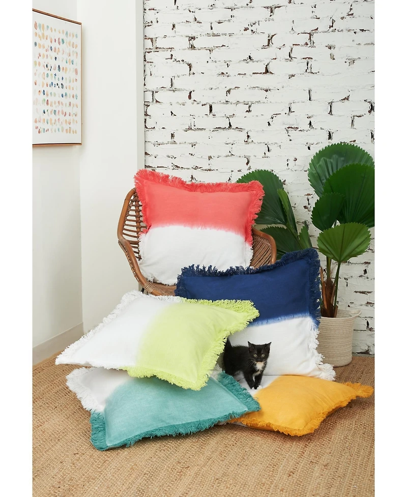 Aster Ochre Throw Pillow