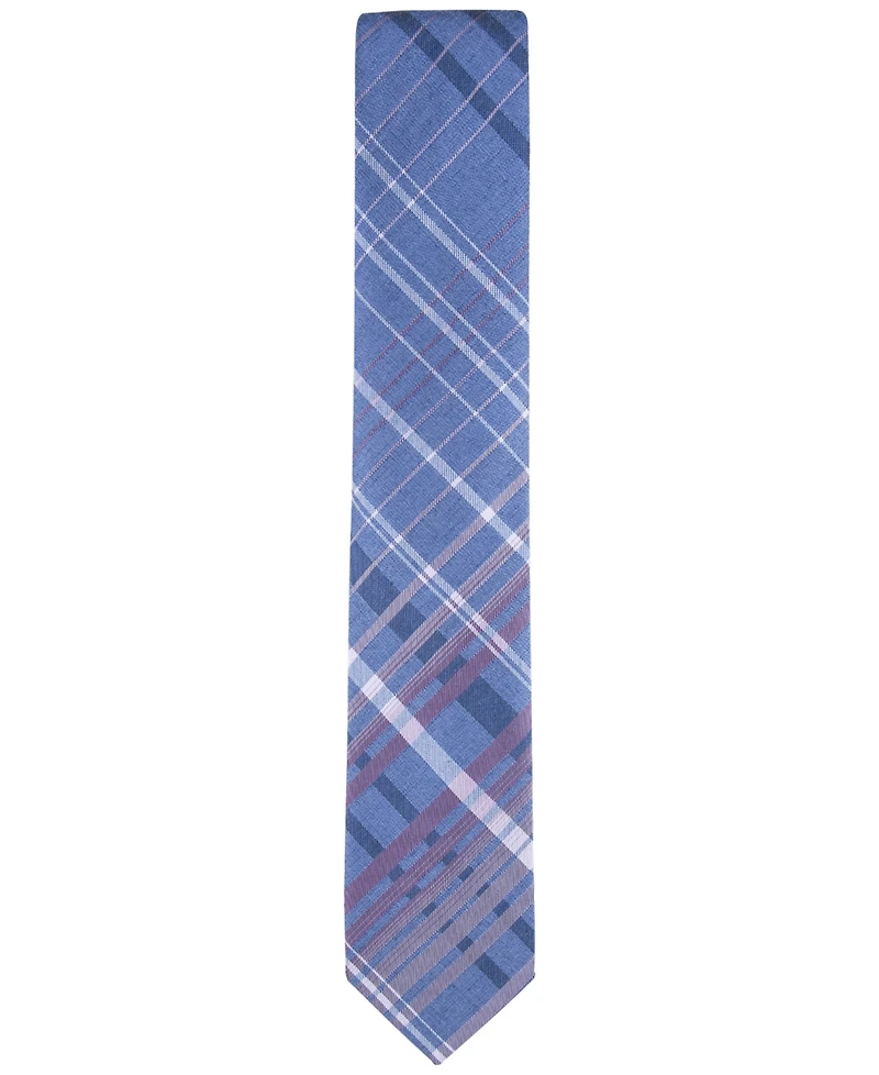 Calvin Klein Men's Large Ombre Grid Tie