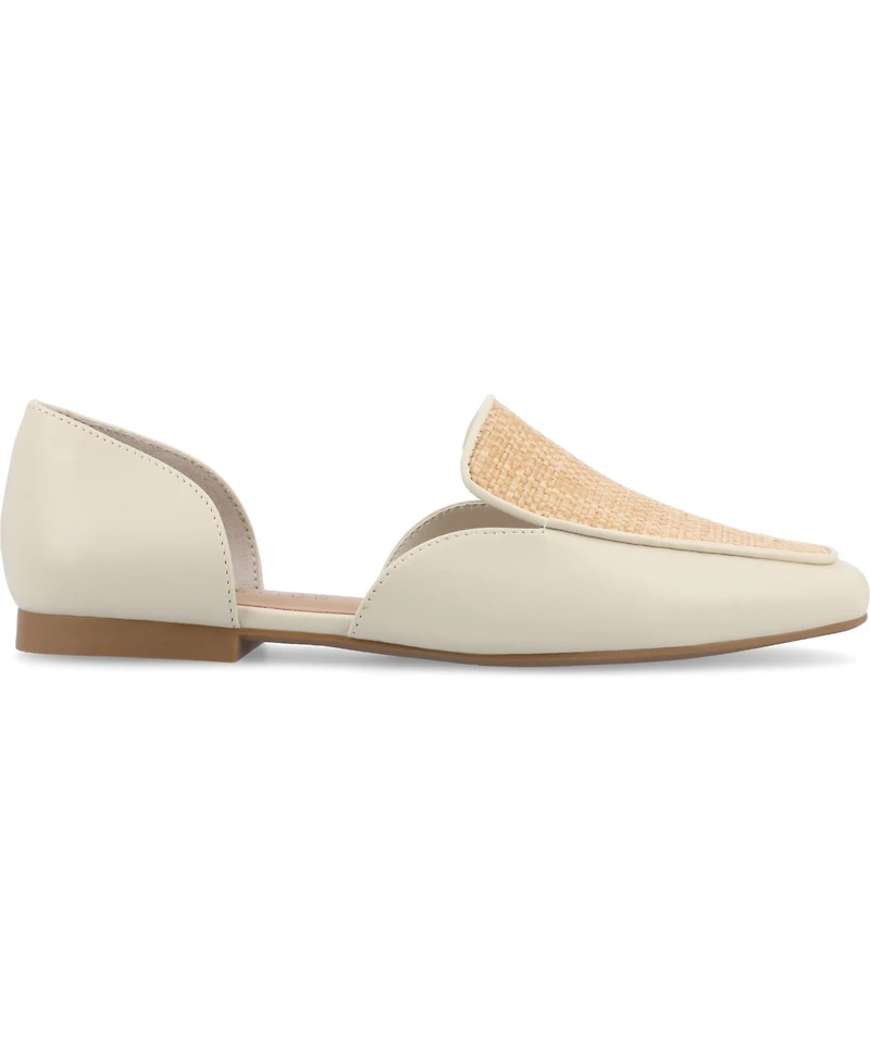 Journee Collection Women's Kennza Cut Out Slip On Loafers