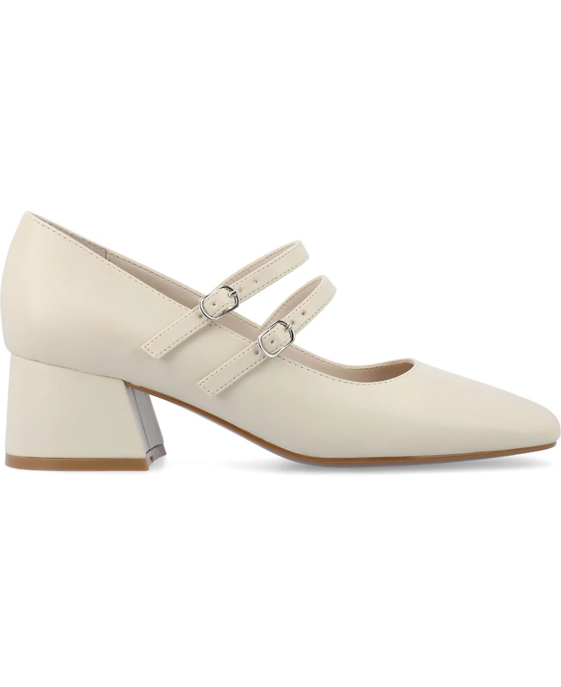Journee Collection Women's Nally Double Strap Mary Jane Pumps