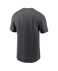 Men's Nike Anthracite San Francisco 49ers 2023 Nfc Champions Locker Room Trophy Collection Tall T-shirt