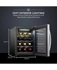 Schmecke 12-Bottle Thermoelectric Wine Cooler - Stainless Steel