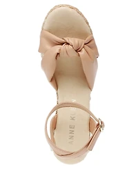 Anne Klein Women's Wheatley Ankle Strap Espadrille Wedge Sandals