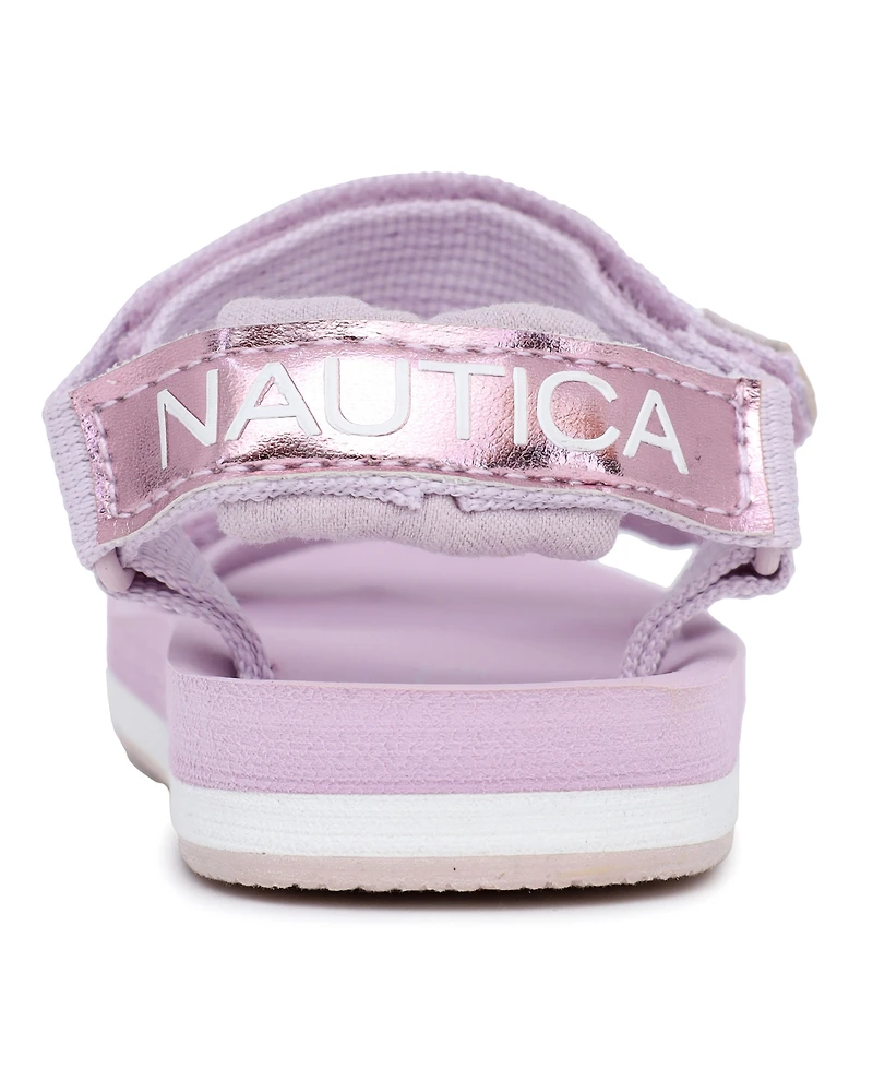 Nautica Little and Toddler Girls Avelino Casual Sandals