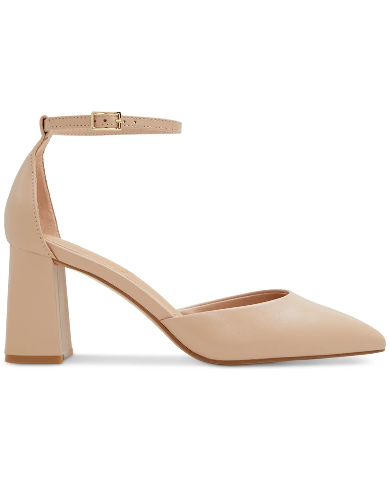 Aldo Women's Jan Pointed Toe Ankle-Strap Block-Heel Sandals
