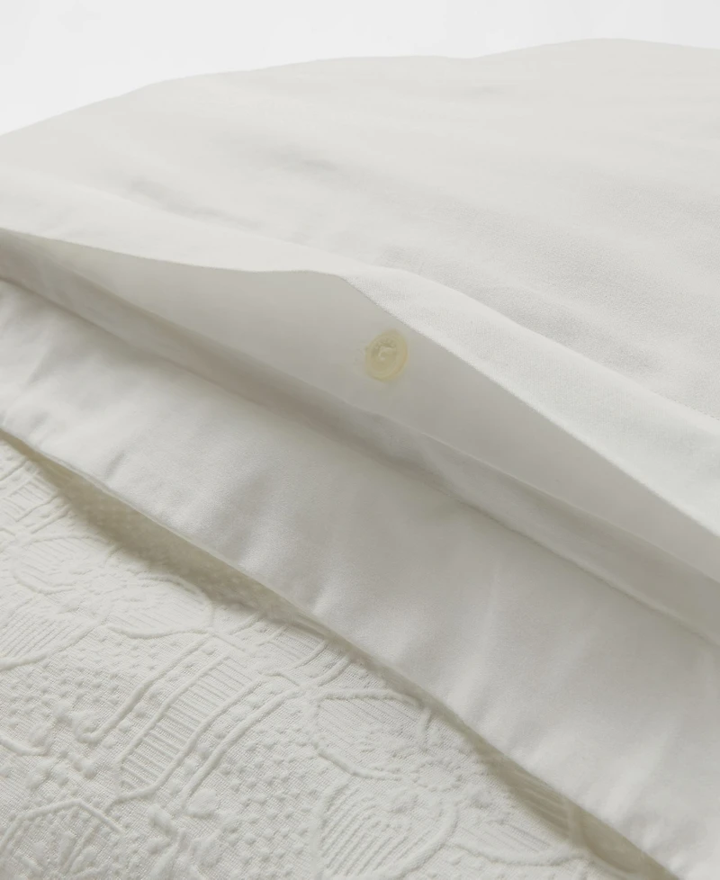 Lauren Ralph Sascha Textured Medallion Duvet Cover Set, Full/Queen