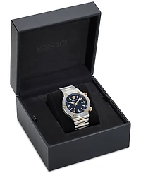 Versace Men's Swiss Two-Tone Stainless Steel Bracelet Watch 43mm