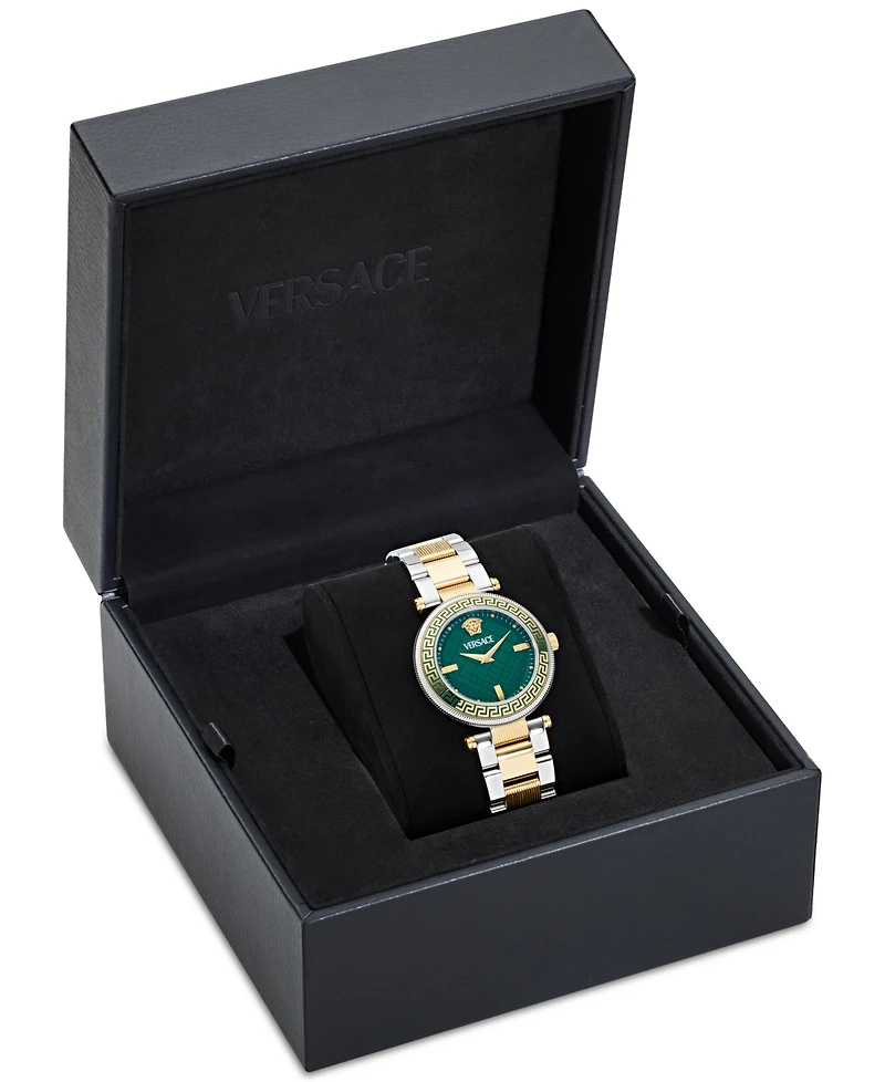 Versace Women's Swiss Two-Tone Stainless Steel Bracelet Watch 35mm