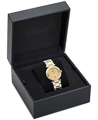 Versace Women's Swiss Two-Tone Stainless Steel Bracelet Watch 35mm