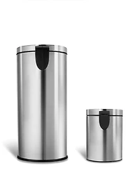 Ninestars Step-On Trash Can 13.2 Gallon, D Shaped