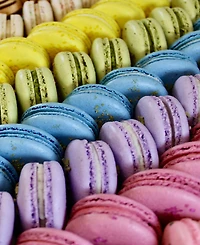 Savor Patisserie The Rainbow Box French Macarons, 10 Count Box