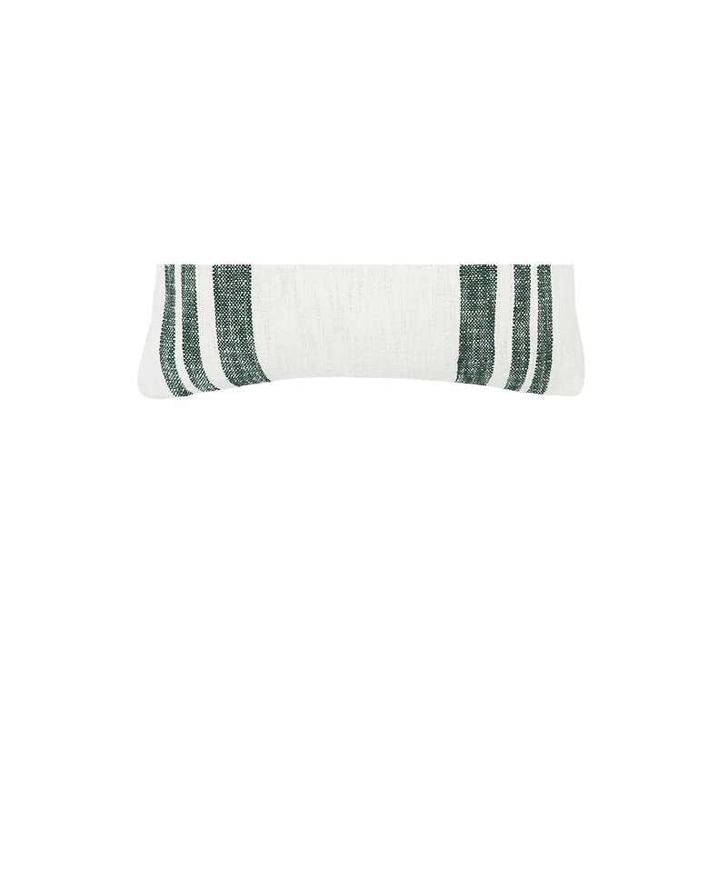 Morgan Jungle Woven Luxury Premium Spring & Summer Rectangle Accent Pillow, 14" x 22"