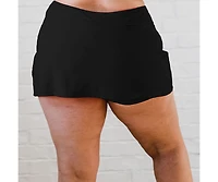 Calypsa Plus Short Swim Skort