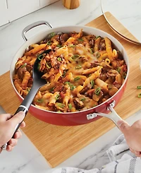 KitchenAid Hard Anodized Ceramic Nonstick 5 Quart Saute Pan with Lid