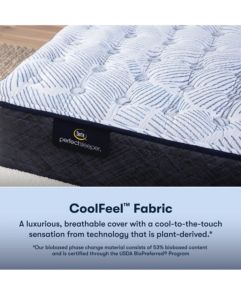 Serta Perfect Sleeper Blue Lagoon Night 13.5" Medium Mattress-Queen