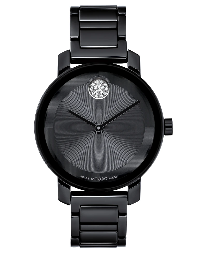 Movado Women's Swiss Bold Evolution 2.0 Ceramic Bracelet Watch 34mm