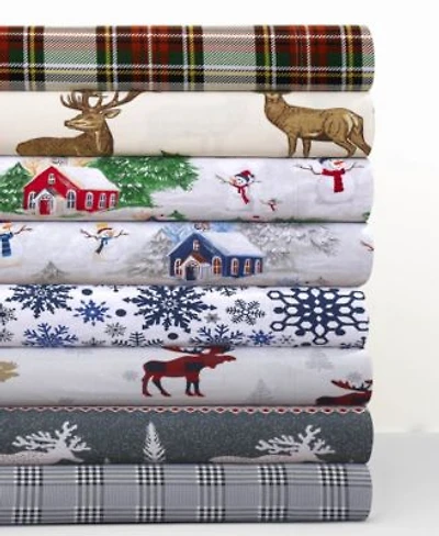 Tribeca Living Holiday Printed Cotton Flannel Extra Deep Sheet Sets