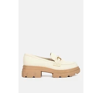 jaxtyn chunky platform heel loafers