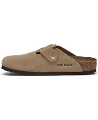 Birkenstock Women's Boston Big Buckle Nubuck Leather Clogs from Finish Line