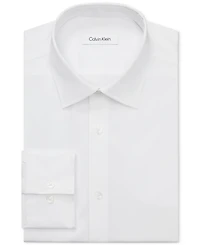 Calvin Klein Men's Refined Cotton Stretch Regular Fit Dress Shirt