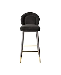 Tov Furniture 1 Pc. Velvet Barstool