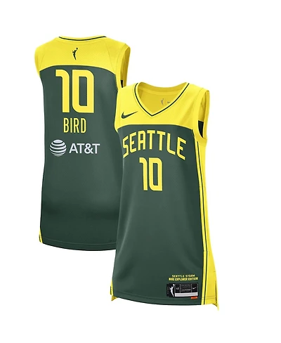 Women's Nike Sue Bird Green Seattle Storm 2021 Explorer Edition Victory Player Jersey