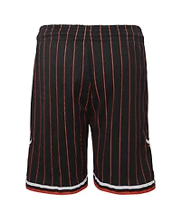 Big Boys Mitchell & Ness Black Chicago Bulls Hardwood Classics Swingman Shorts