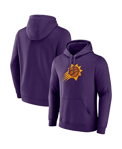 Men's Fanatics Purple Phoenix Suns Primary Logo Pullover Hoodie