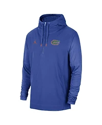 Men's Jordan Royal Florida Gators Player Half-Zip Jacket
