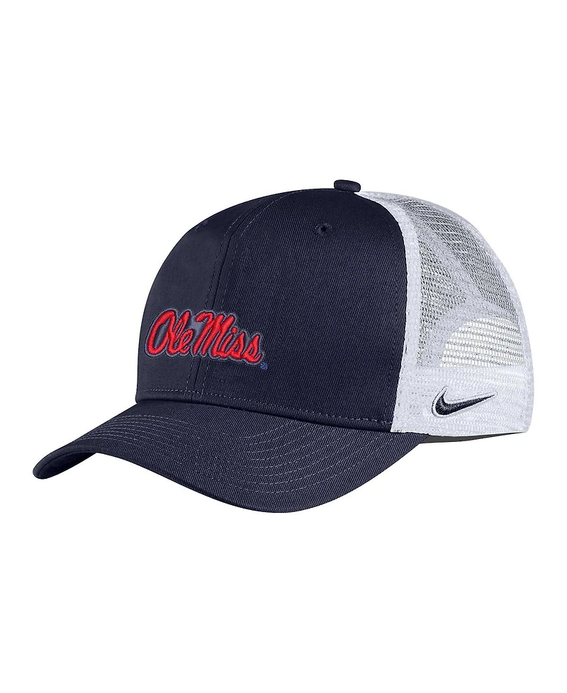 Men's Nike Navy Ole Miss Rebels Classic99 Trucker Adjustable Hat