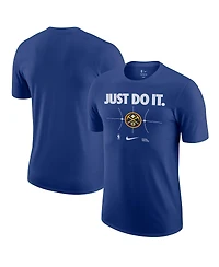 Men's Nike Navy Denver Nuggets Just Do It T-shirt