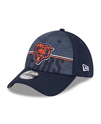 Men's New Era Navy Chicago Bears 2023 Nfl Training Camp Alternate Logo 39THIRTY Flex Fit Hat