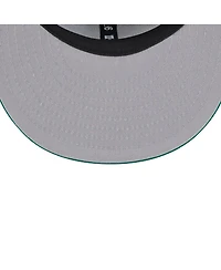 Men's New Era Gray Boston Celtics Chenille Band 9FIFTY Snapback Hat