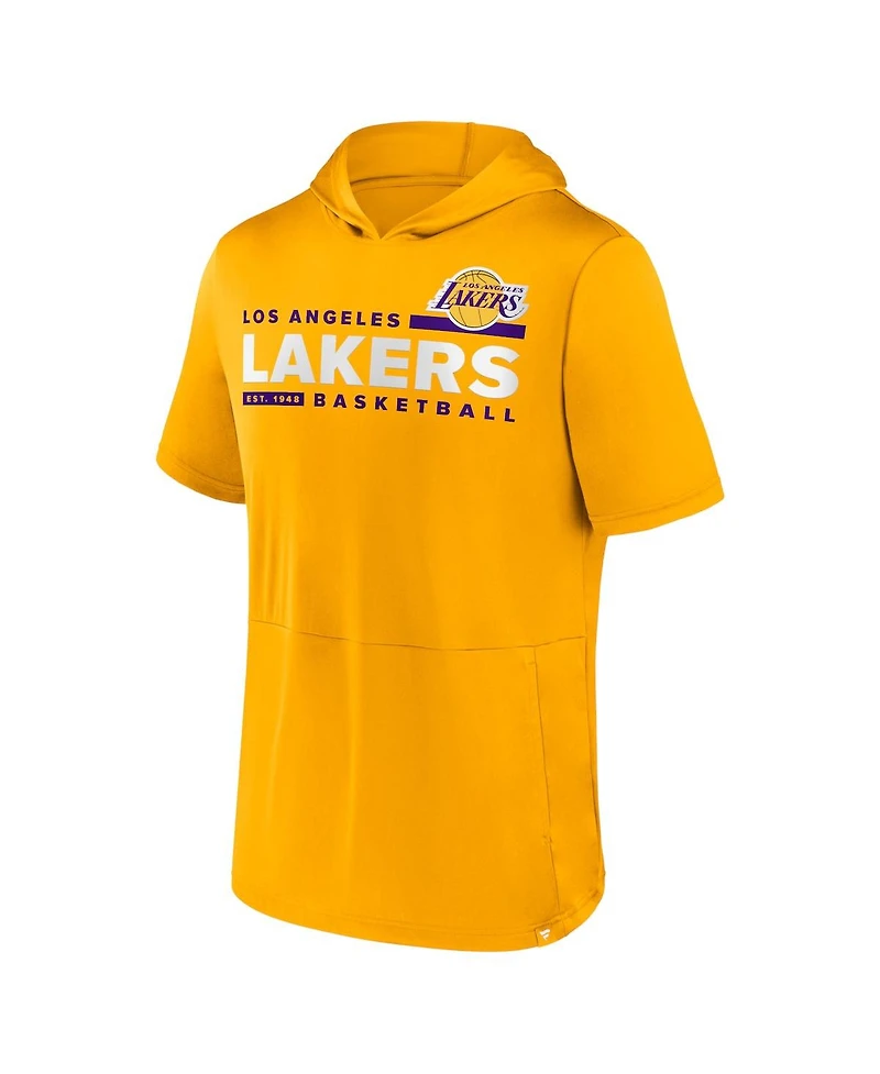 Men's Fanatics Gold Los Angeles Lakers Possession Hoodie T-shirt