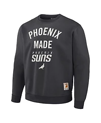 Men's Nba x Staple Anthracite Phoenix Suns Plush Pullover Sweatshirt