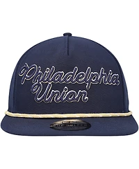 Men's New Era Navy Philadelphia Union Script Golfer Adjustable Hat