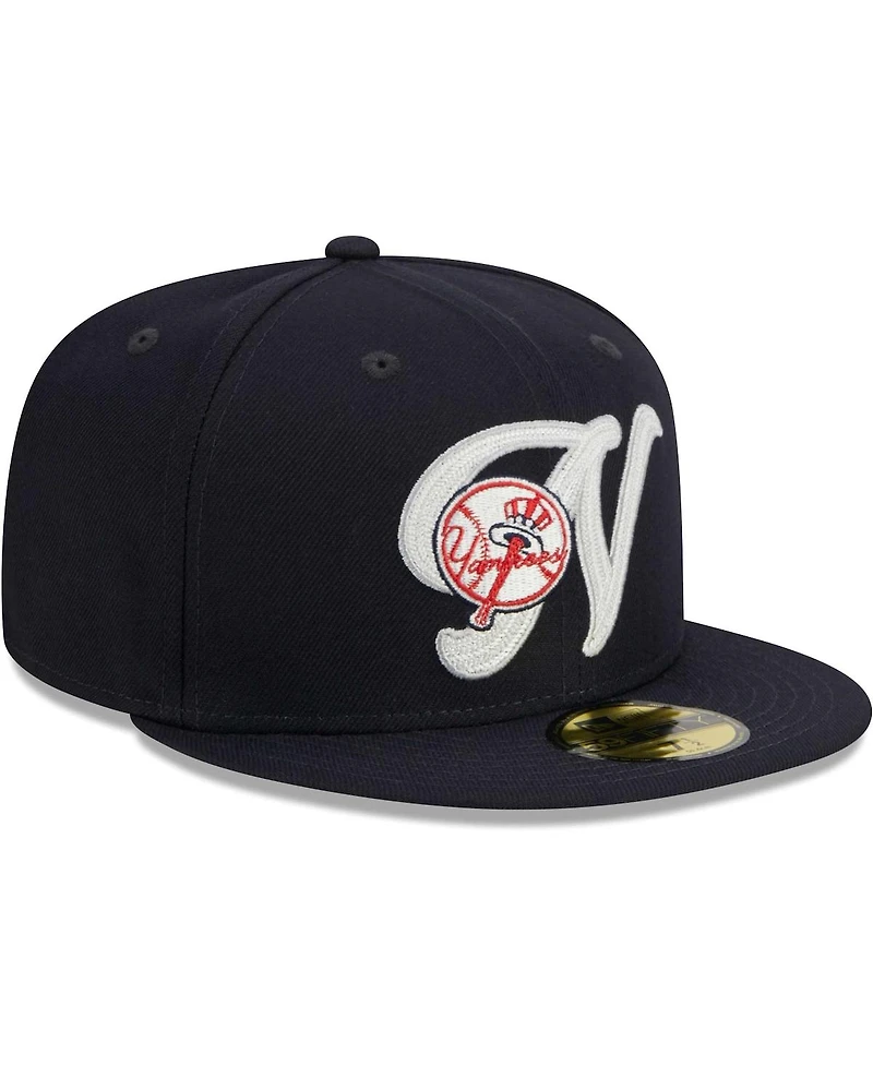 Men's New Era Navy York Yankees Duo Logo 59FIFTY Fitted Hat