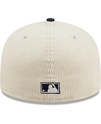 Men's New Era White Boston Red Sox Corduroy Classic 59FIFTY Fitted Hat