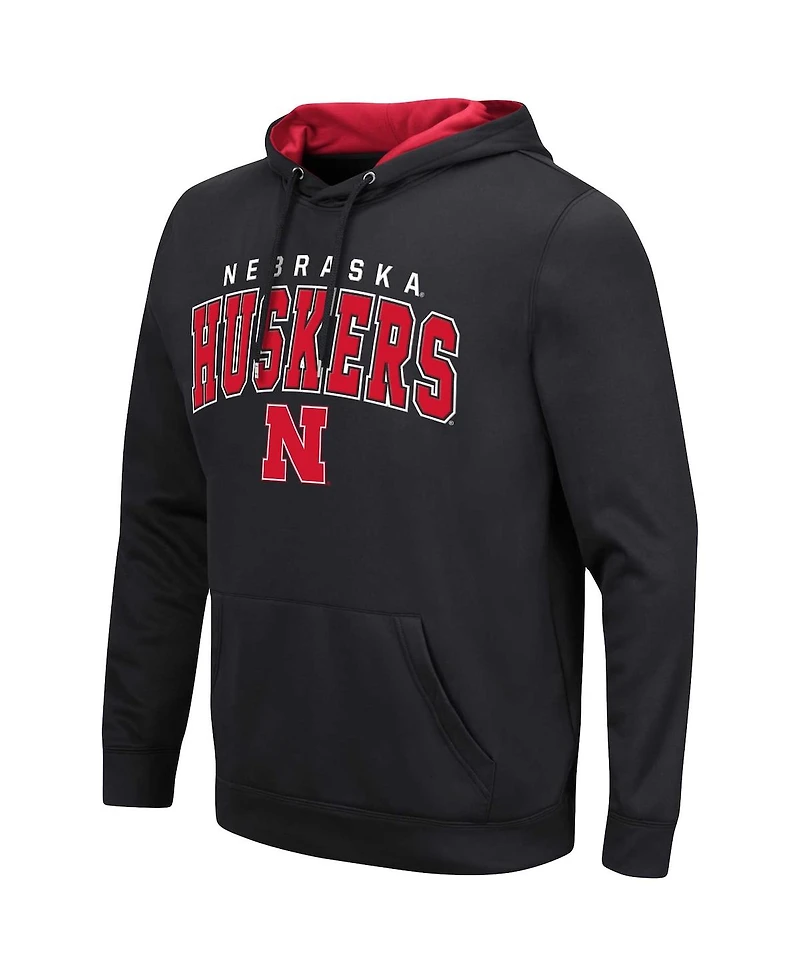 Men's Colosseum Nebraska Huskers Resistance Pullover Hoodie