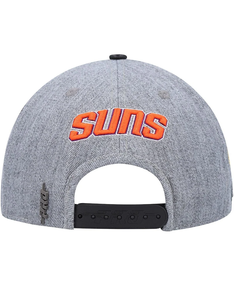 Men's Pro Standard Gray, Black Phoenix Suns Classic Logo Two-Tone Snapback Hat