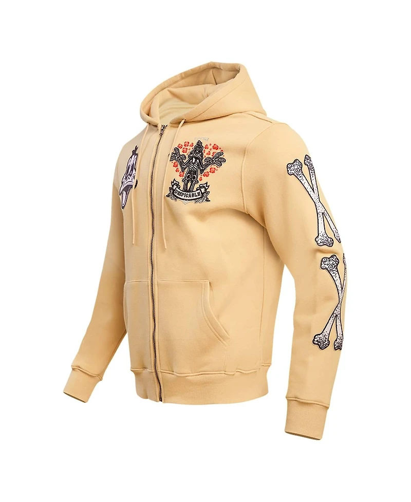 Men's and Women's Freeze Max Daffy Duck Tan Looney Tunes Despicable Full-Zip Hoodie