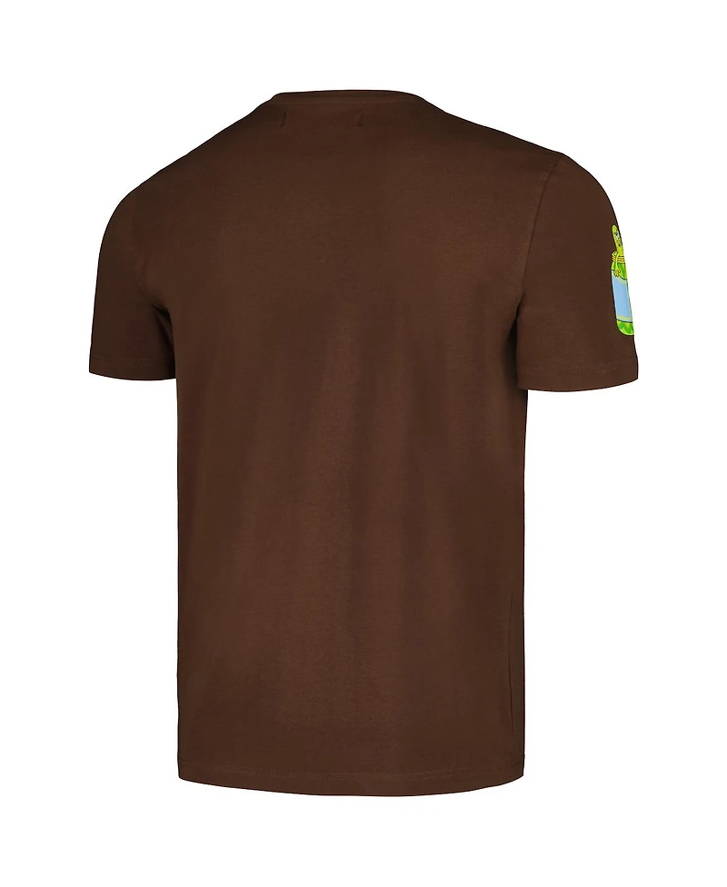 Men's and Women's Freeze Max Brown Rick Morty T-shirt