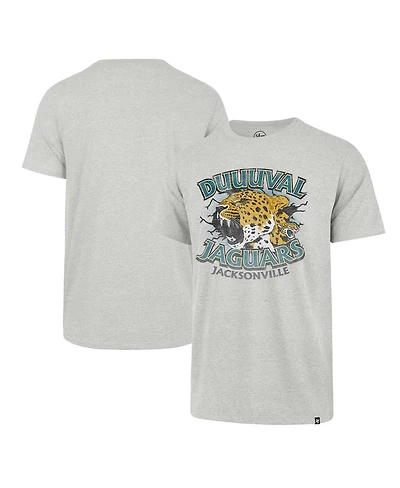 Men's '47 Brand Gray Distressed Jacksonville Jaguars Regional Franklin T-shirt