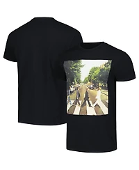Men's and Women's Black The Beatles Abbey Road T-shirt